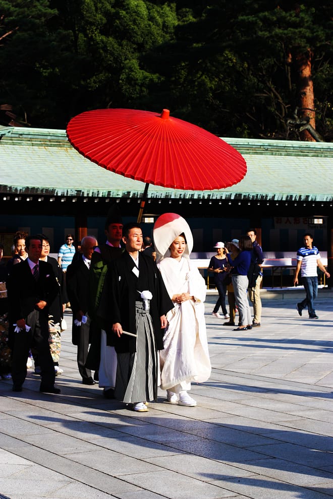 Traditional wedding Meiji Jingu