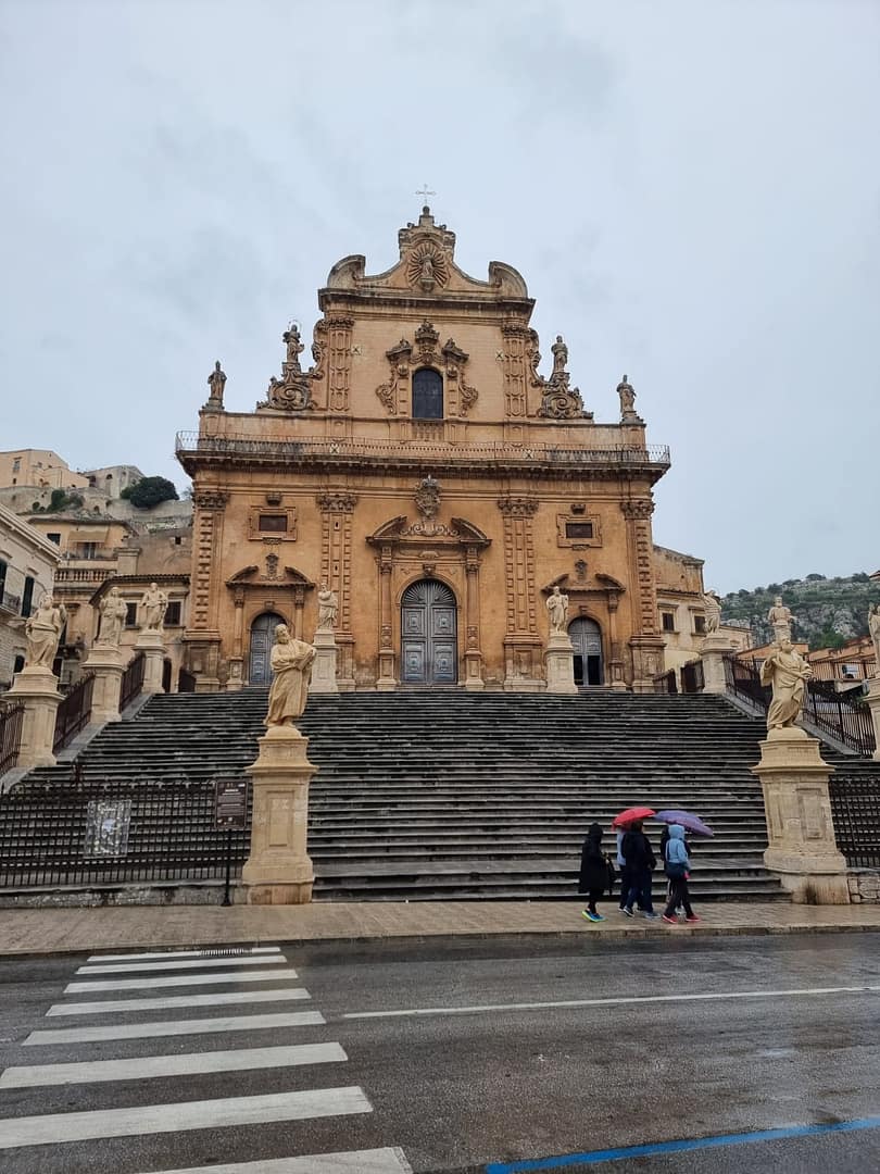Een barokke kerk in Modica.