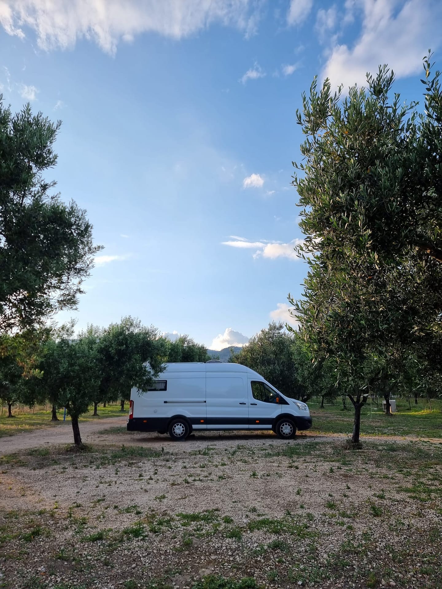 Estevan, op een Italiaanse camping
